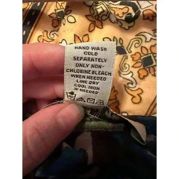 Boho American Rag One Shoulder Floral print Maxi dress size S sleeveless EUC - Picture 4 of 8